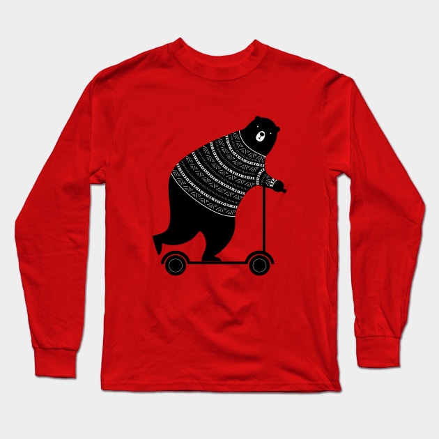 Cocaine Bear Long Sleeve T-Shirt by Cheebies